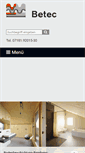 Mobile Screenshot of betec-beschichtung.de